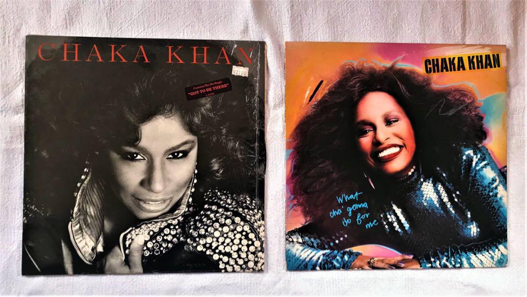 

[USED] US edition vintage R&B Chaka Khan LP records x 2