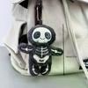 Halloween Giocattolo Peluche Teschio Mummia Divertente Bambola Imbottita Creativa Portachiavi Ciondolo Borsa Decorazione da Appendere Chiavi Regali Divertenti per le Feste