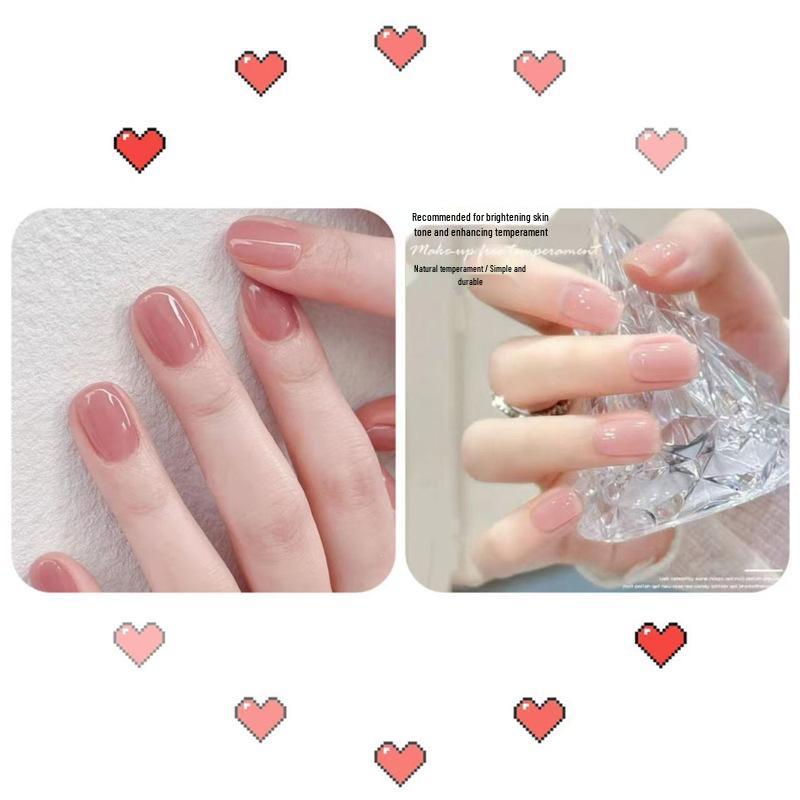 Aurora Mermaid Peelable Nail Polish - Odorless, Quick-Dry, Whitening, Fine Glitter Nude Bestseller