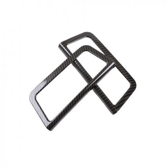 For Range Rover Evoque - Carbon Fiber Tailgate Door Handle Frame Trim 2X