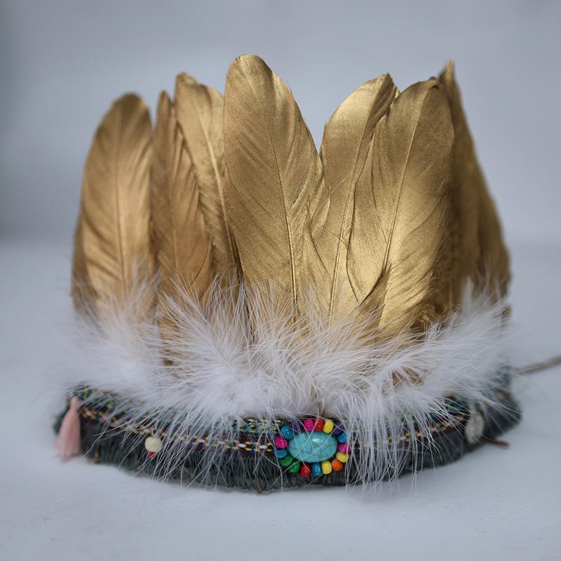Native American Feather Headdresses: Versatile Styles for Children & Adults, Perfect for Festivals, Performances, and Costumes.