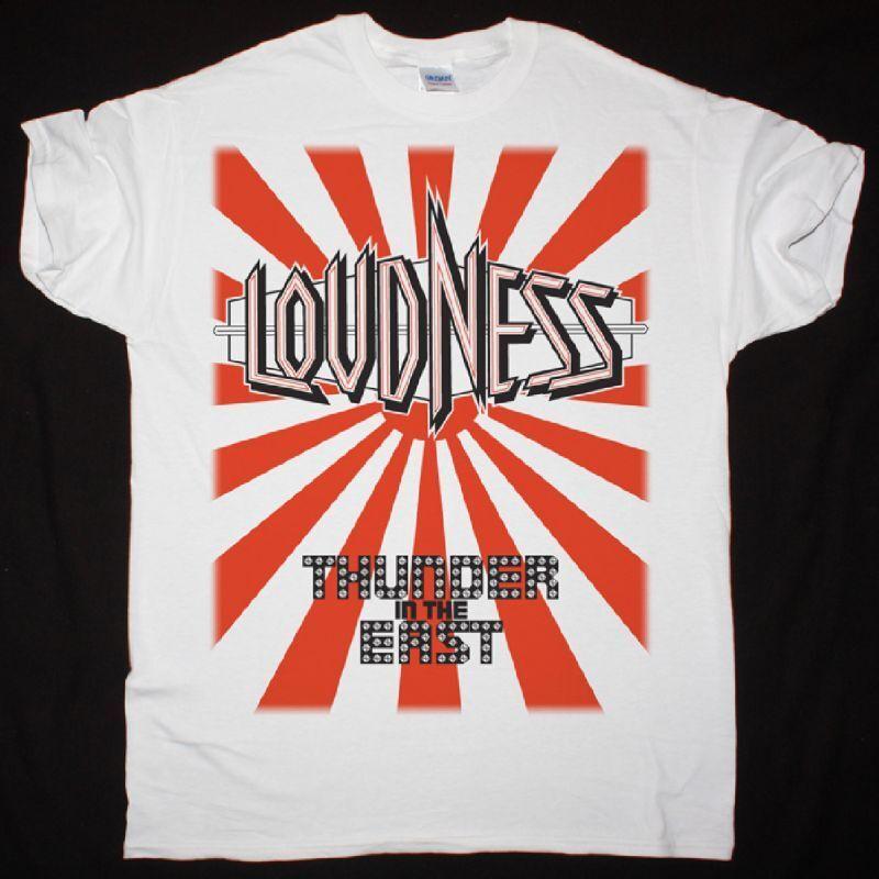 LOUDNESS THUNDER IN THE EAST 1985 NEW WHITE TSHIRT Unisex T-Shirt XXXL