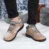 TUINANLE Winter Thick Bottom Plush Fur Snow shoes Warm Cotton Shoes Women's Casual Lace Up Keep Warm sneakers