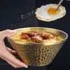 Creative Korean Stainless Steel Ramen Noodle Bowl Tableware for Salad Fruit Mixing Bowls Double Layer Heat Insulation