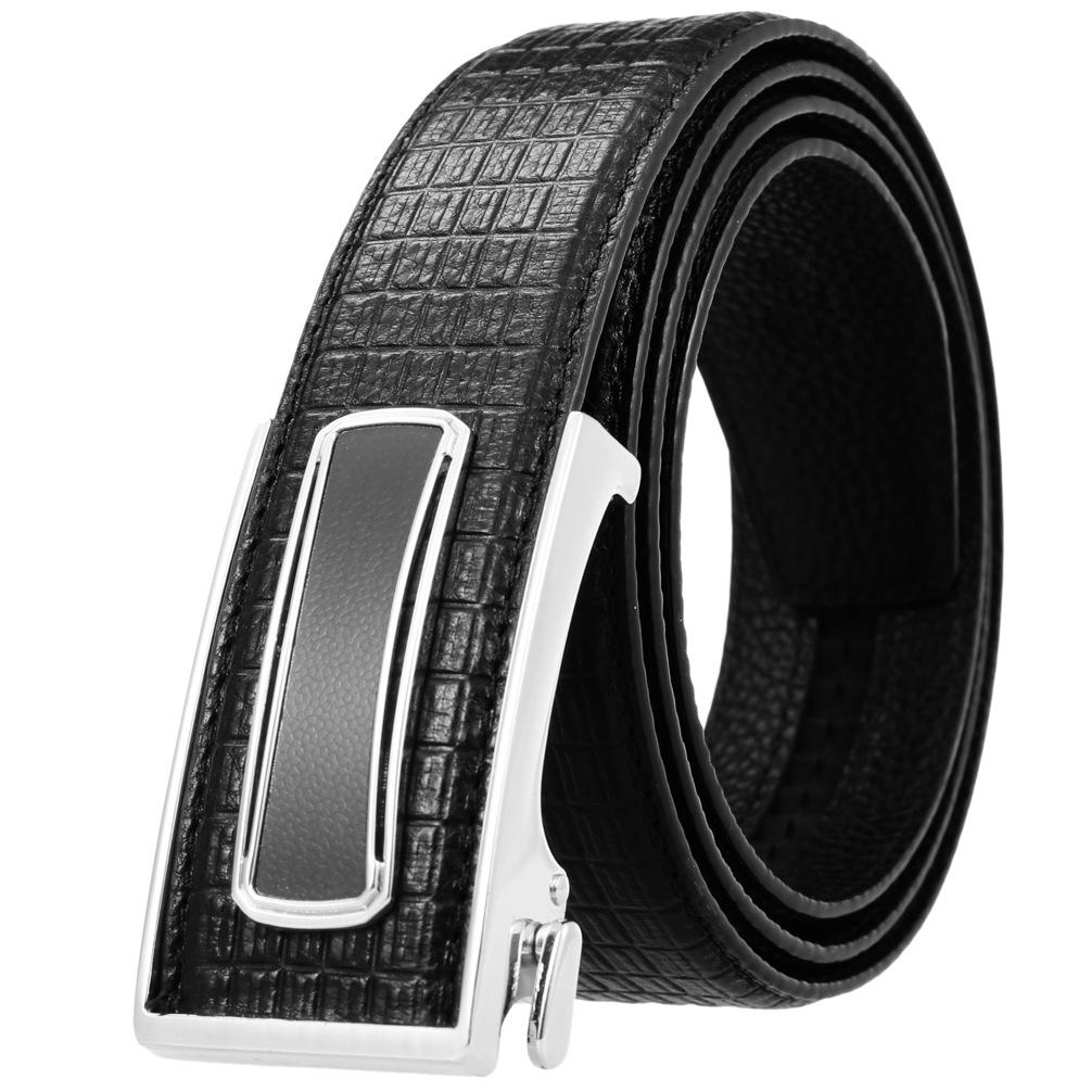 Ceinture tendance en cuir de vachette pleine fleur, boucle intérieure ceinture homme Ly36-23018-5