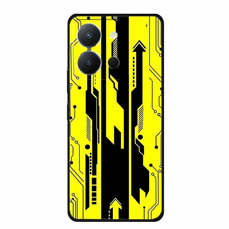 For Vivo Y36 4G Case Luxury TPU Soft Silicone Phone Cases Back Cover For VivoY36 4G Russian Version Shockproof Flowers New Funda