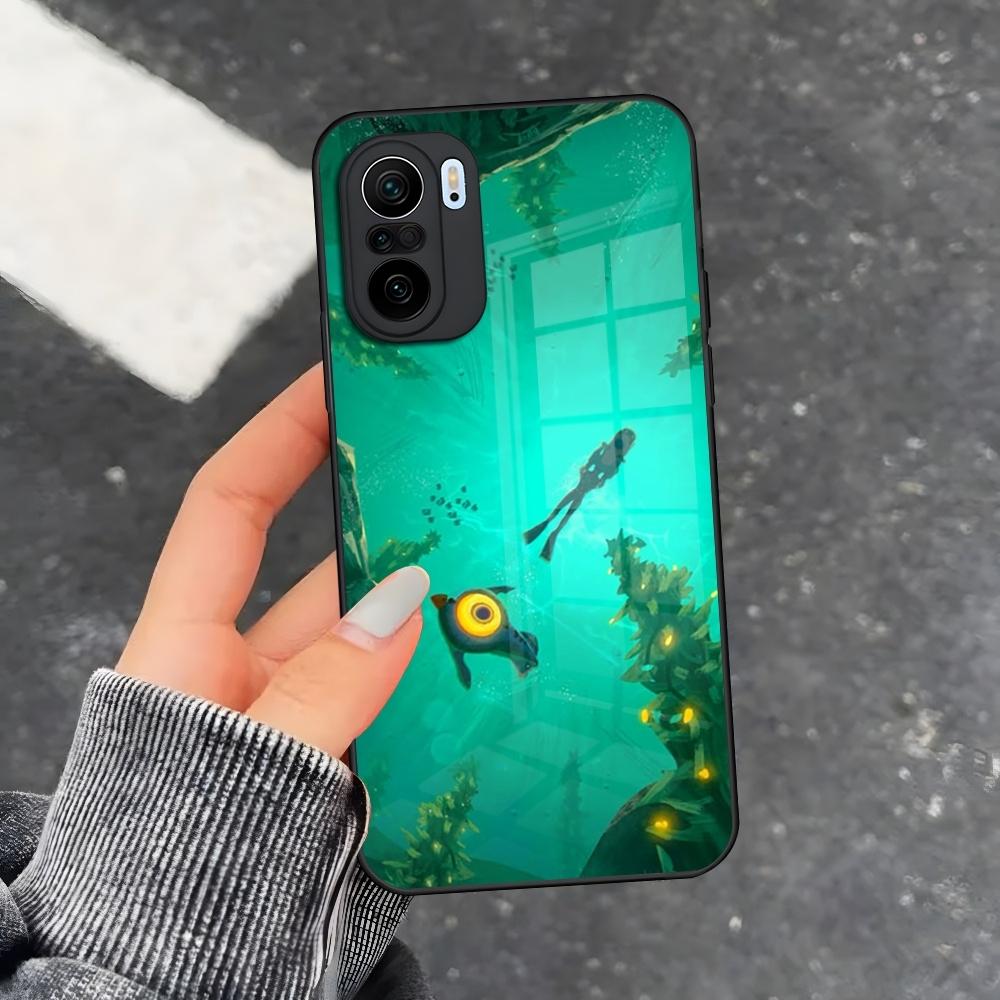 Subnautica Handyhülle für Xiaomi 15 14 13 12 X Redmi Note 10 Mi 11 S Lite T Pro Ultra-Glas Hülle