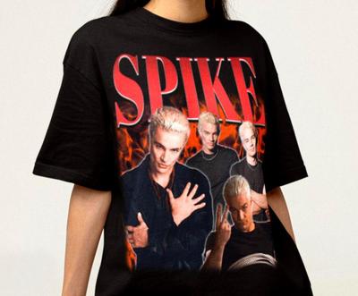 T-shirt Spike Unisexe - T-shirt Buffy contre les Vampires, T-shirt Spike, T-shirt Buffy, T-shirt William Pratt, T-shirt James Marsters, Série TV Angel