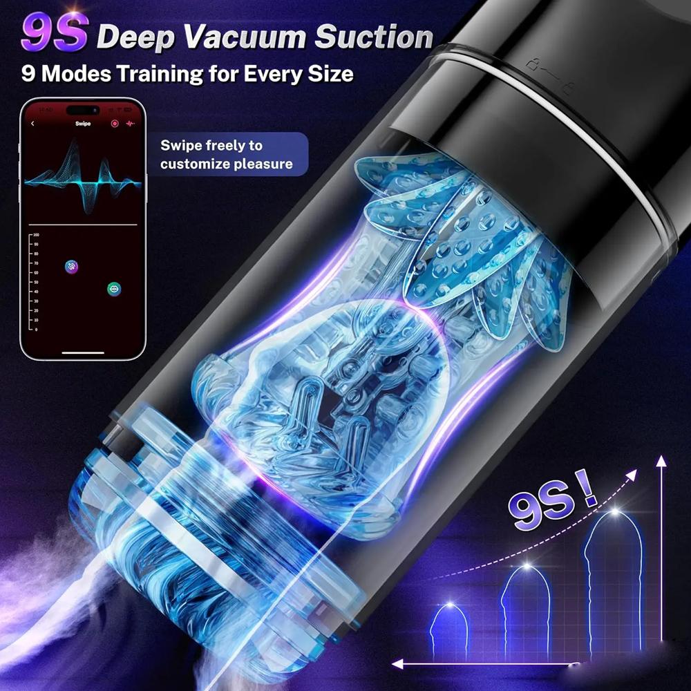 Male Masturbator Cup Automatic Male Masterbation Thrusting Rotating Vibrating Sucking Stroker Adult Sex Toys for Men