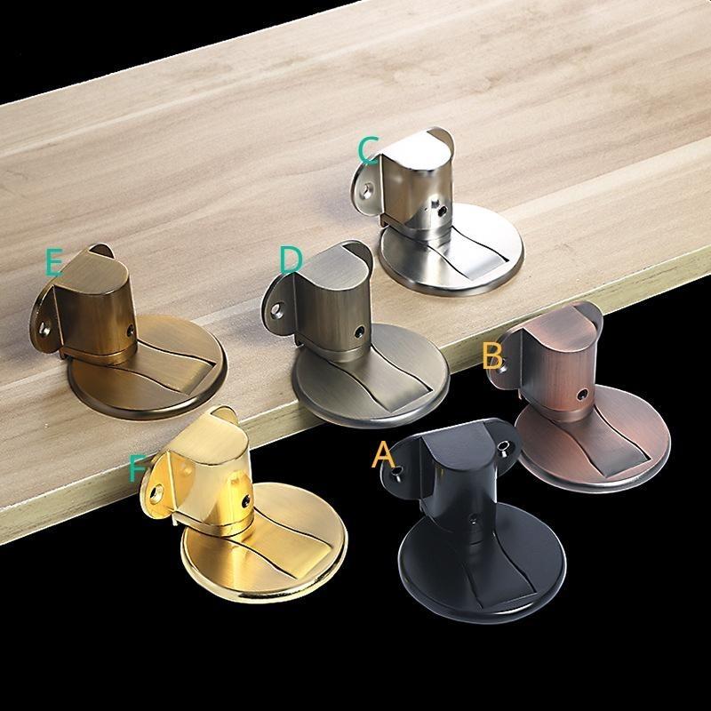 Punch-free Invisible Door Stop Magnetic Household Bedroom Door Touch Door Door Stop Bathroom Floor Stop Anti-collision