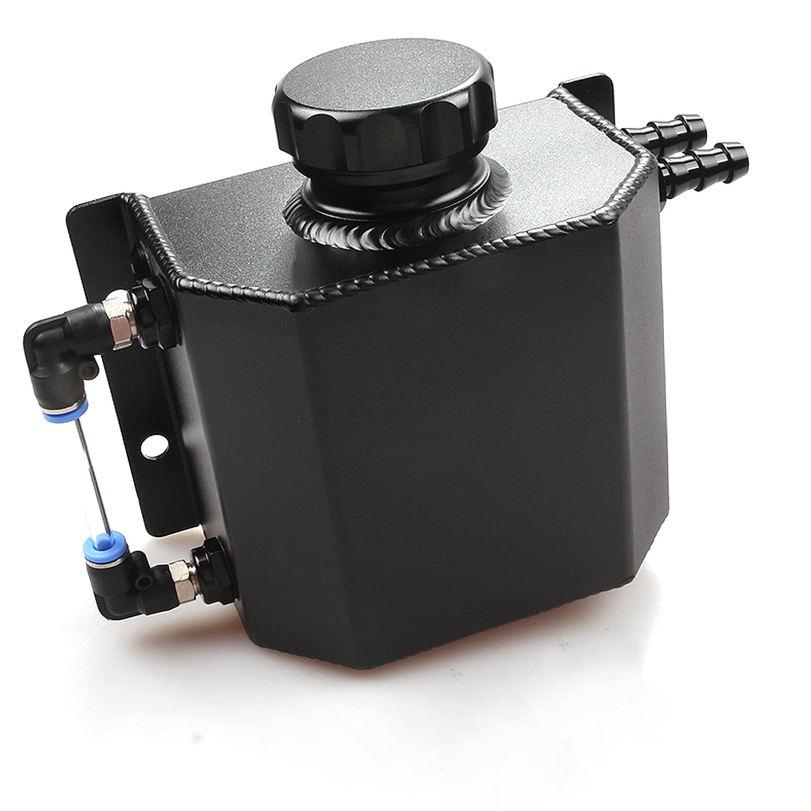 

VEHSUN Расширительный бачок Бачок радиатора Расширительный бачок Бачок перелива Улавливатель Алюминий чёрный