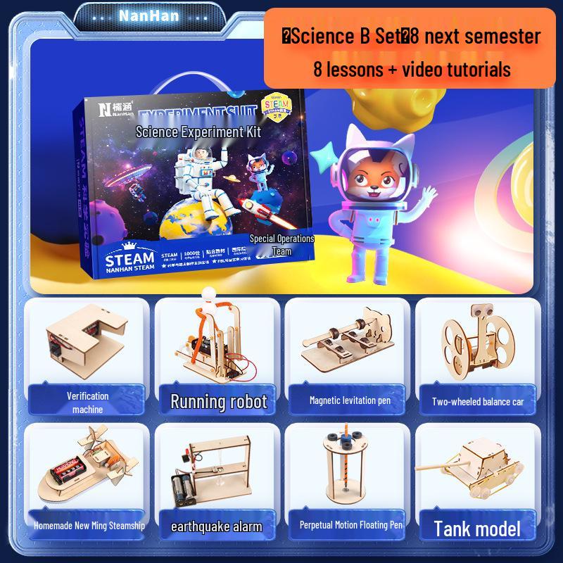 

Kids Science Experiment & Assembly Kit: Educational Handmade Toys for Elementary & Kindergarten