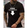 European Sizes Summer Men's Fashion Print Short Sleeve Casual Comfortable T-Shirt For Men Patterned Graphic Tee Tops