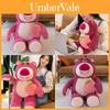 Cute Strawberry Bear Plush Toy With Strawberry Pillow Perfect Gift For Girls!