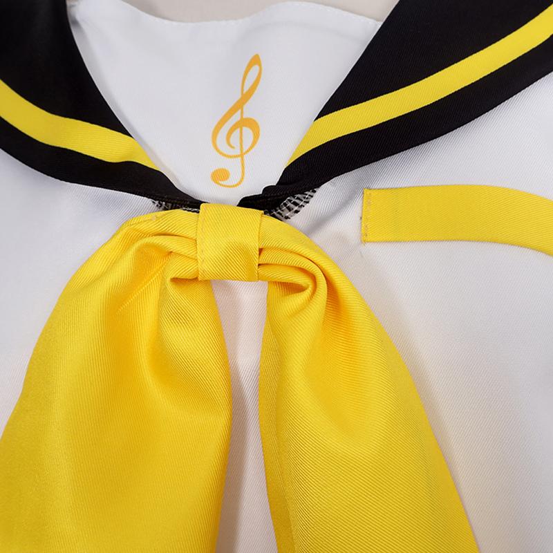 Anime Kagamin Len Cosplay Kostým Rin Kagamin Uniforma Len Oblečení Obsahuje Rukávy Legíny Pokrývku hlavy Halloweenský Kostým Pro Muže