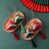 Handmade Zongzi Sachet with Tassel - Mugwort Mosquito Repellent, Dragon Boat Festival Gift Box Souvenir