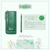 World Closet Women's Long Wallet, "Wind Era" Colored Pencil Wallet, L-Shaped Zipper, Holds 24 Cards, Large Capacity, Crocodile Embossed Enamel, with