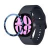Kovový rámeček pro Samsung Galaxy Watch 8/7/6/5 40mm 44mm Rámeček s měřítkem času/rychlosti Ochranný kroužek Watch 8/6 Classic 46mm 47mm Rámeček