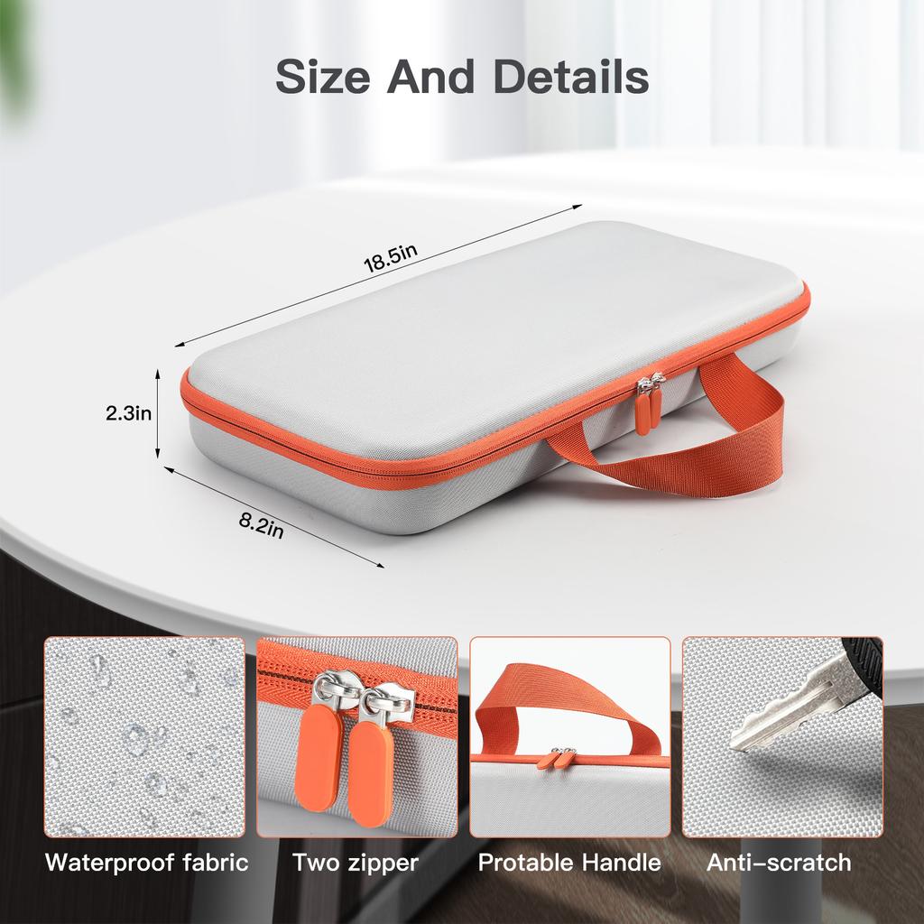 Travel Case Secure Storage Solution Lightweight Carrying Bag Portable Storage Case for Hair Styling for Airstrait HT01
