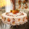 1 Piece Of Maple Leaf Patterned Autumn Tablecloth, Vintage Rectangular Round Tablecloth, Suitable For Thanksgiving Holiday Party Autumn Decorations, I