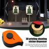 Taktischer Patch-Applikator Automatischer Zielaufkleber-Spender Schießstand Reparatur-Patches Halter Große Kapazität Halter für Trainingsbedarf