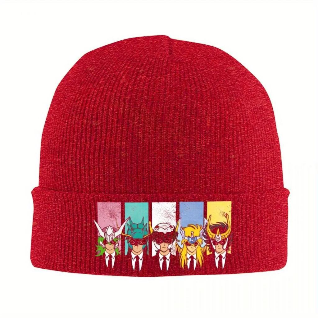 Reservoir Saints Knitted Caps for Women Unisex Skullies Beanies Winter Hat Acrylic Knights Of The Zodiac Warm Cap