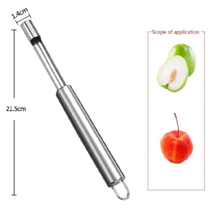 4Pcs Home Fruits Core Remover Tools Stainless Steel Fruit Remover