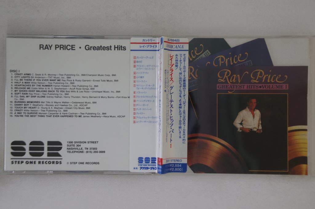 CD RAY PRICE - Greatest Hits Volume 1 28C7024 AMERICANA Japan Obi Country Used