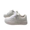 New student denim blue retro thick-soled heightening casual bread shoes breathable sports board shoes