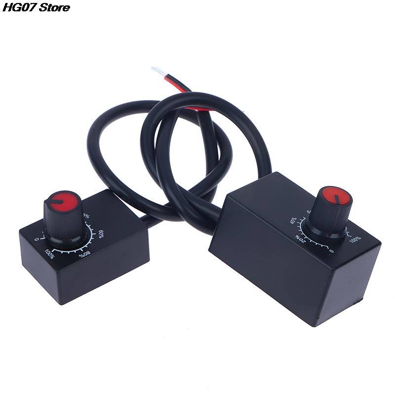 1PC Mini DC 0-10V 1-10V Knob Dimmer 0-100% Scale Electronic Potentiometer for LED Dimmable Grow Lights Power Driver