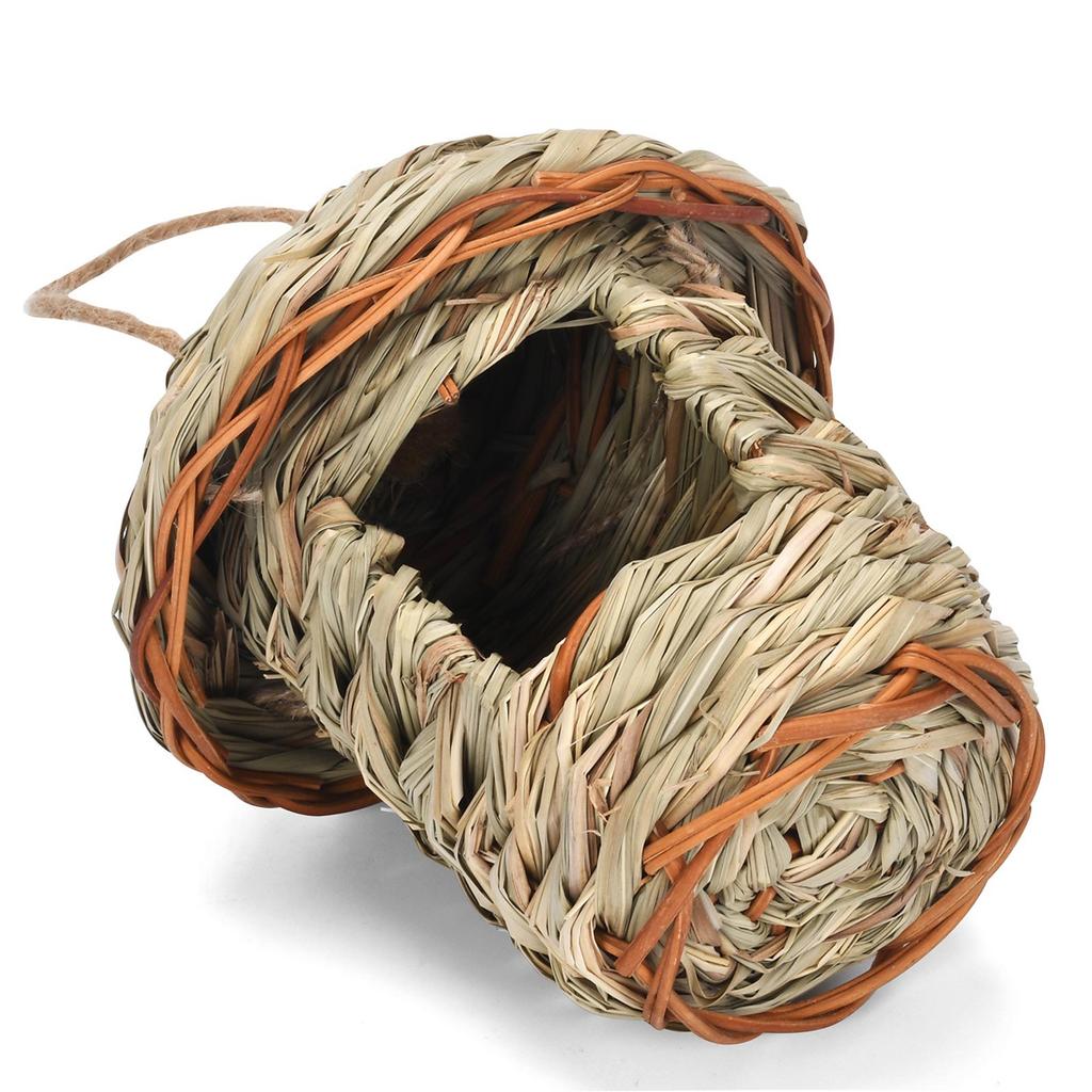 Bird Nest Cage Hummingbird Cage Toy Nest Nest Hummingbird Woven Hideouts Nest for Small Size Birds