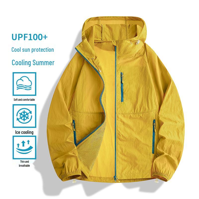 VUUG Unisex Ice Silk Hooded Sun Protection Jacket