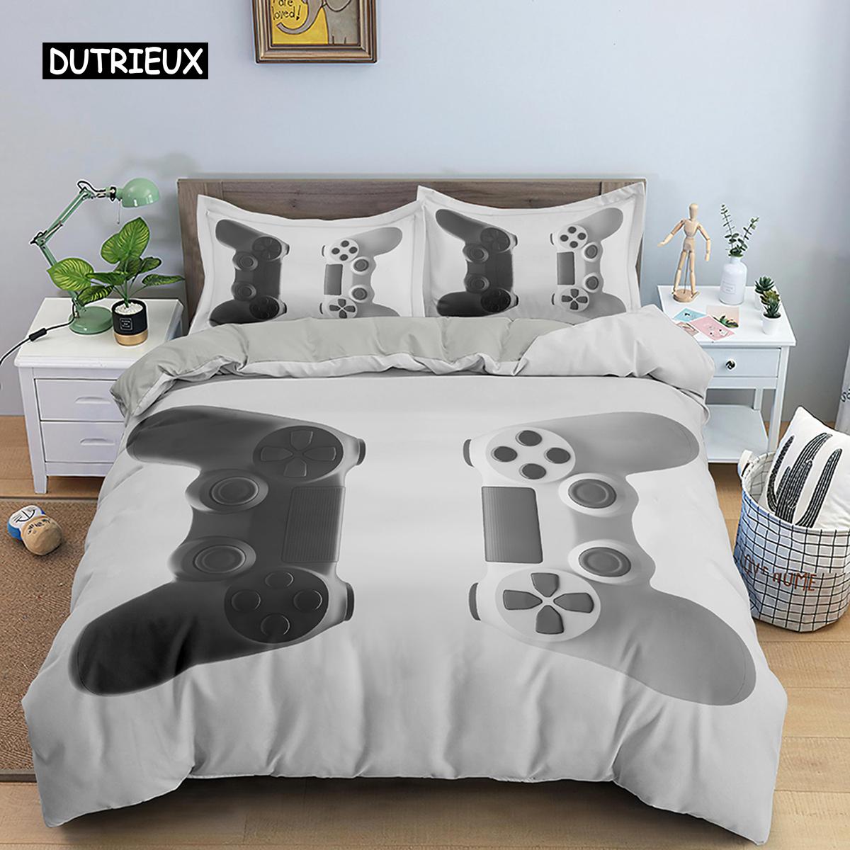 Kinderen Jongens Tieners Gamer Beddengoed Set Gamepad Dekbedovertrek GamePad Quiltovertrek 3D Print Beddengoed Queen King Polyester Dekbedovertrek 150x200cm 3pcs
