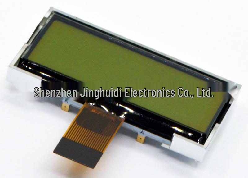LCD Dot Matrix 12848 Serial Port COG Display, Yellow-Green STN