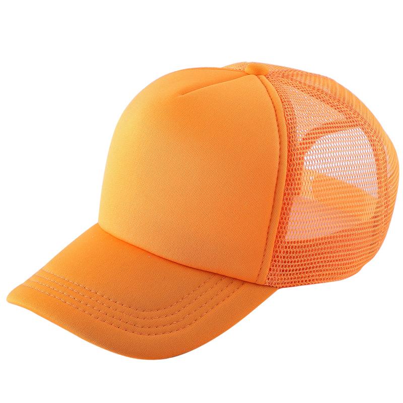 Men's Spring/Summer Mesh Duckbill Baseball Cap with Logo Embroidery