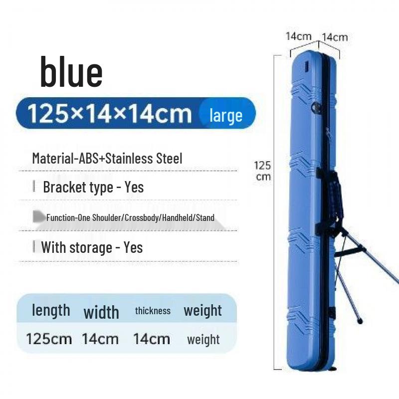 New Lightweight Multifunctional Fishing Bag: Waterproof Hard Shell for Rods, Gear, and Umbrella