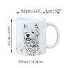 West Highland White Terrier, Westie, Westy - Cup with a Dog, Personalized Cup with a Print, a Classic Gift for Everyone from the Art-Dog Brand