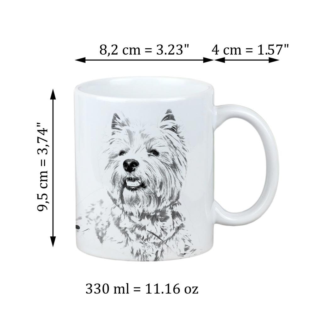 West Highland White Terrier, Westie, Westy - Cup with a Dog, Personalized Cup with a Print, a Classic Gift for Everyone from the Art-Dog Brand
