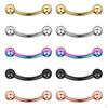10 Pcs 16G 316L Stainless Steel 3mm Eyebrow Ear Belly Button
