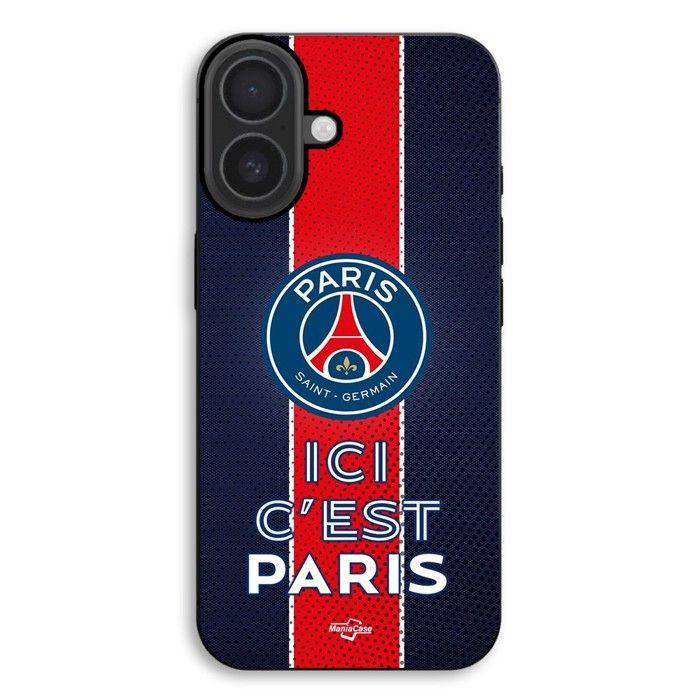 Coque Pour iPhone 17 PSG logo ici c_est Paris