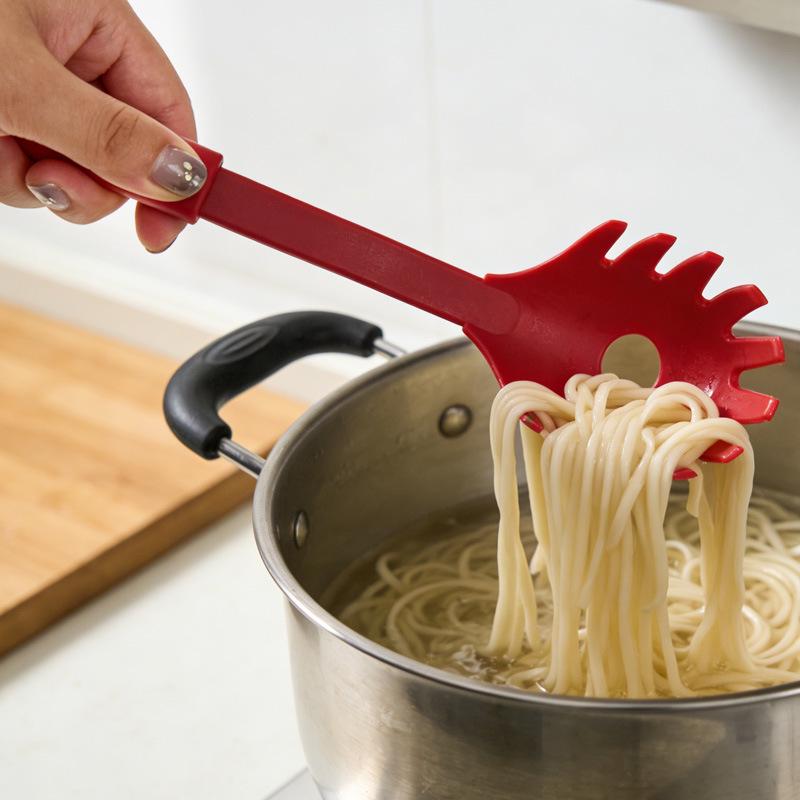 In Stock High-Temperature Resistant Food Grade Nylon Spaghetti Fork Kitchenware