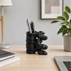 Porte-stylo Colonne Vertébrale Imprimé en 3D, Organisateur de Bureau Style Sombre, Support de Rangement pour Stylos Design Vertèbres Anatomiques pour Accessoires de Bureau Gothiques