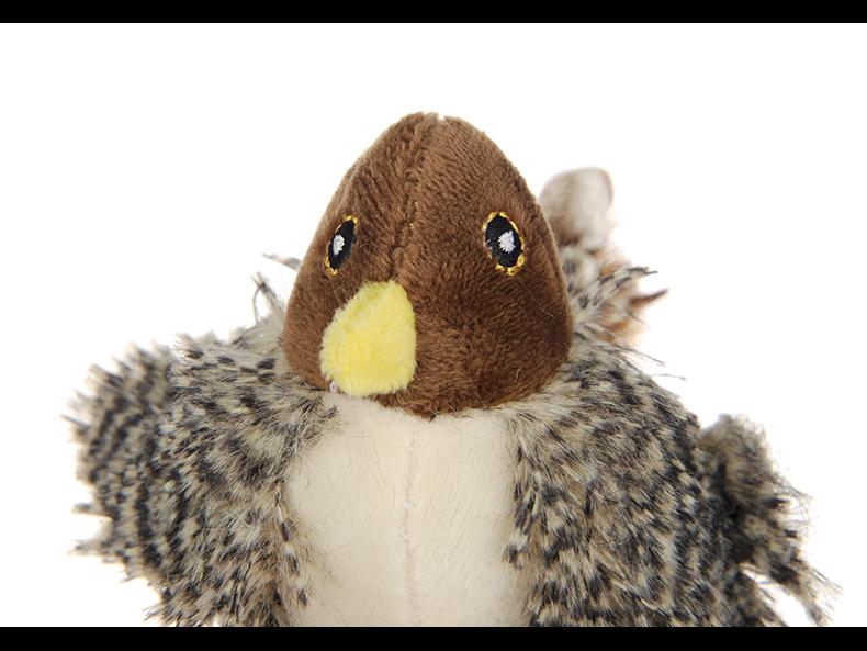 GiGwi Cat Teaser Feather Toy: Interactive Teething Sound Toy for Cats with Bird and Mouse Simulation.