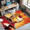 Custom Name Iron Man Printed Carpet,Rug for Office Chair Living Room Bedroom Kitchen Room Decor Gifts.