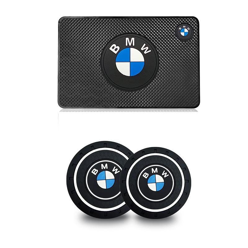 Car, water cup pad, mobile phone anti-slip pad For BMW X1 X2 X3 X4 X5 1 2 3 4 5 6 Series F10 F30 F01 F25 F15 E87 E90 E91 E92 E65