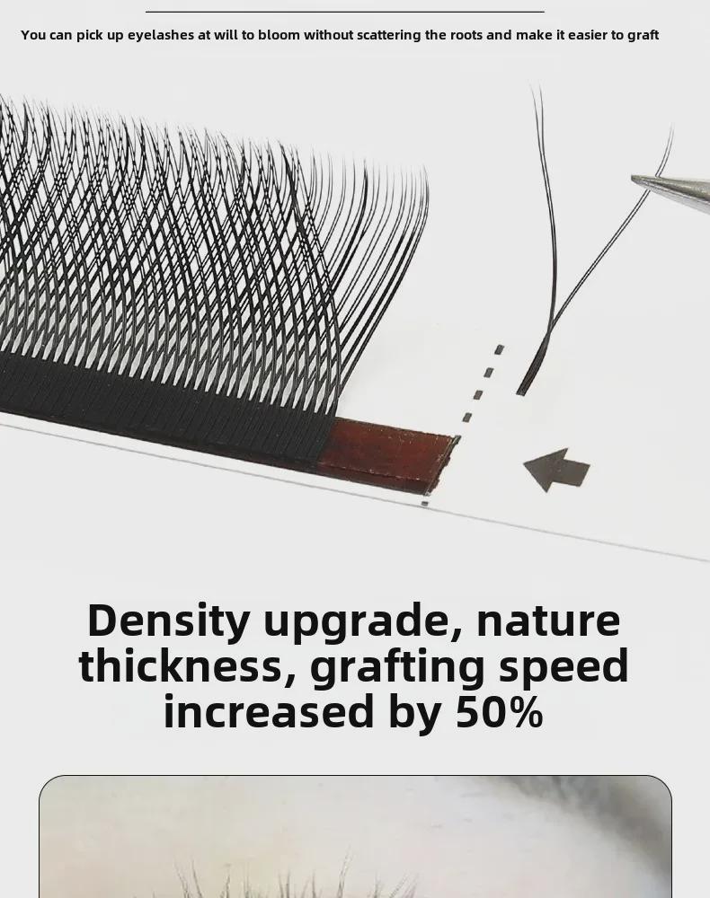 0.05yy Geflochtene Netz Falsche Wimpern: Y-förmig kreuzmusterartig zum Veredeln
