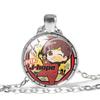 BTS Street Style Cartoon Pendant Necklace, Kpop Bangtan Boys Cartoon Dome Necklace, ARMY Fans Jewelry Gift