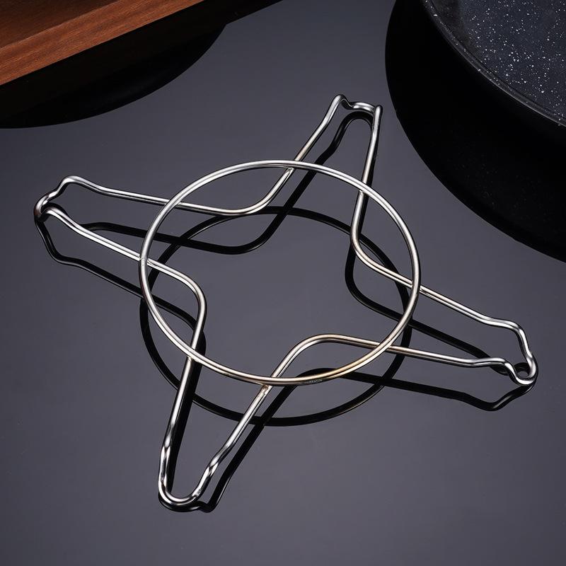 4/5 Star Foot Stainless Steel Steamer for Dumplings Air Fryer Pressure Cooker Grid Rack Microwave Oven Stand Cooking Utensils