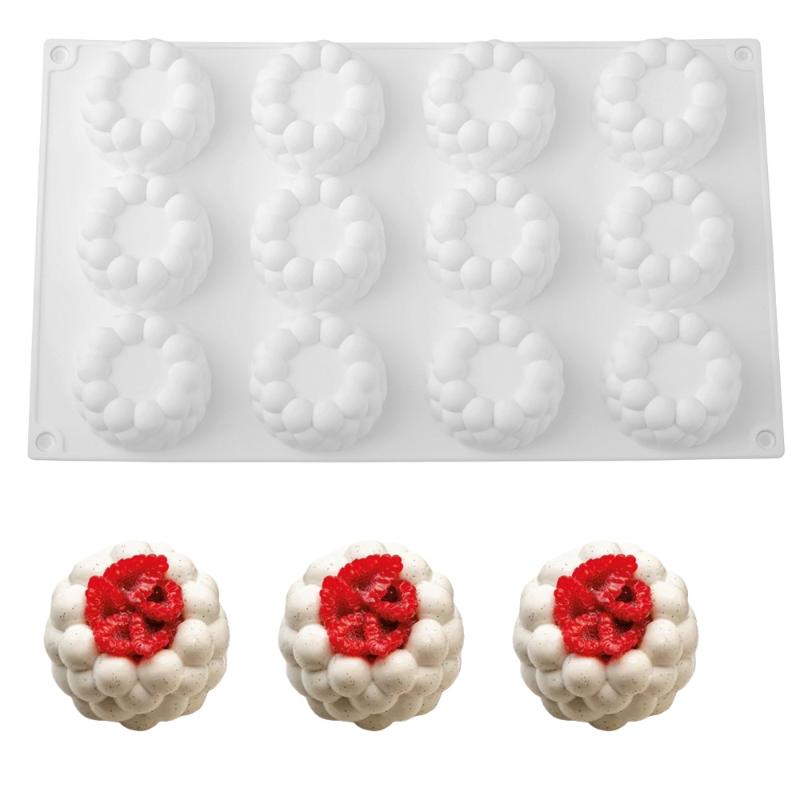 Bubble Cloud Shaped Silicone Mold For Mousse Cake Chocolate Pudding Desserts French Pastry Baking Mold