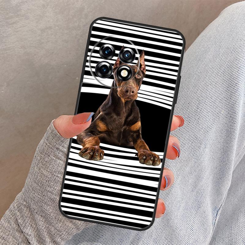 Dachshund Doberman Dog Cover For OnePlus Nord CE 4 2 3 Lite N10 N20 N30 OnePlus 13 12 11 10 Pro 12R 13R 10T 8T Case